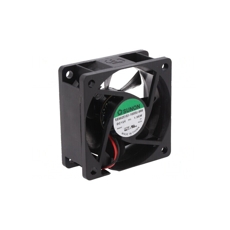 Ventilator DC axial 12V 60x60x25mm 39,72m3/h 27dBA | Electronic-mag.ro | Componente Electronice