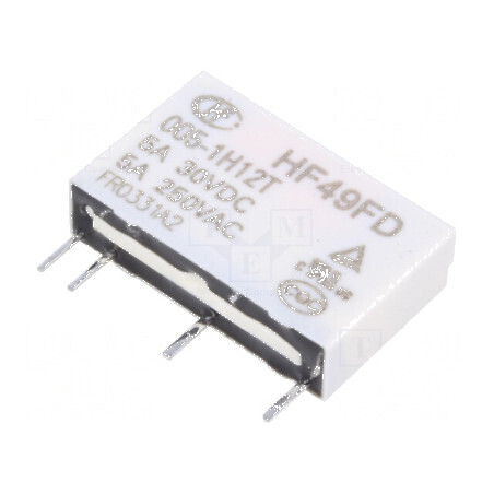 Releu electromagnetic SPST-NO 5VDC 5A 250VAC PCB | Electronic-mag.ro | Componente Electronice