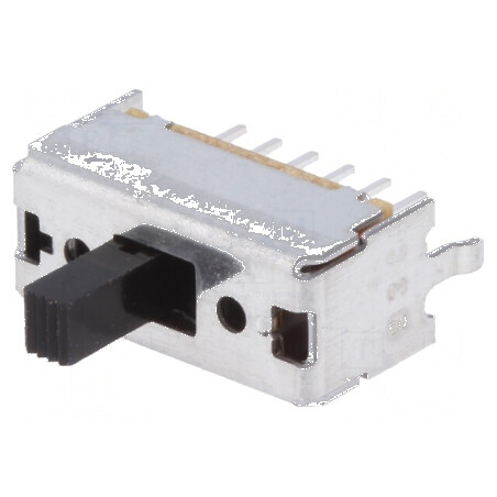 Comutator glisant 4PDT 0,1A/30VDC ON-ON THT -40÷85°C | Electronic-mag.ro | Componente Electronice