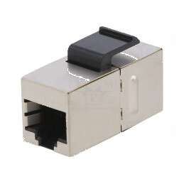 Adaptor soclu RJ45 Cat 5e ecranat Keystone PoE x2 | Electronic-mag.ro | Componente Electronice