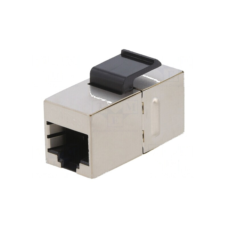 Adaptor soclu RJ45 Cat 5e ecranat Keystone PoE x2 | Electronic-mag.ro | Componente Electronice