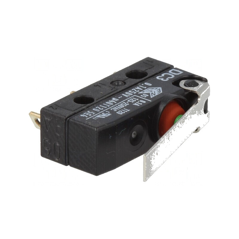 Microîntrerupător SNAP ACTION 0,1A/250VAC SPDT cu manetă | Electronic-mag.ro | Componente Electronice Microîntrerupător SNAP ACTION 0,1A/250VAC SPDT cu manetă | Electronic-mag.ro | Componente Electronice
