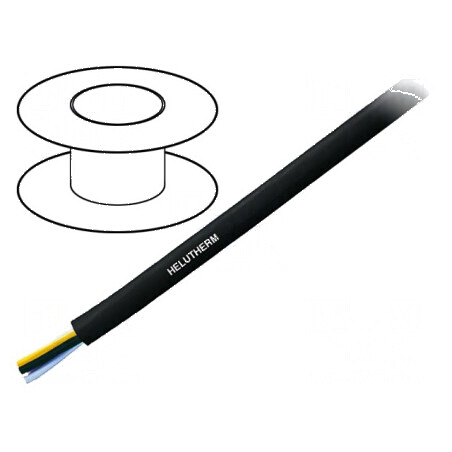 Cablu HELUTHERM® 120 2x1mm2 PVC negru -30 până la 105°C | Electronic-mag.ro | Componente Electronice