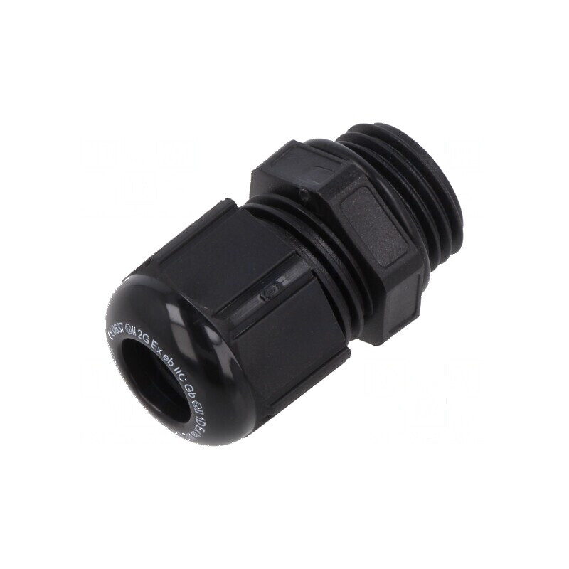 Garnitură etanșare M16 1,5 IP68 poliamidă neagră | Electronic-mag.ro | Componente Electronice