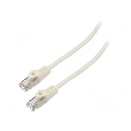 Cabluri patch F/UTP 6 liti CCA PVC alb 5m 26AWG 1buc. | Electronic-mag.ro | Componente Electronice