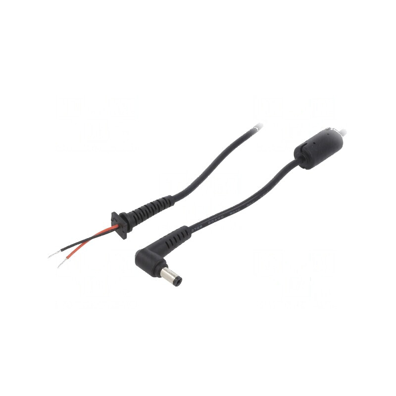 Cablu DC 5,5/2,1 mufă unghi negru 1,2m 2x0,5mm² | Electronic-mag.ro | Componente Electronice Cablu DC 5,5/2,1 mufă unghi negru 1,2m 2x0,5mm² | Electronic-mag.ro | Componente Electronice