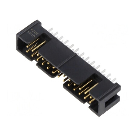 Conector IDC soclu tată 26 PIN THT PCB aurit 2A | Electronic-mag.ro | Componente Electronice