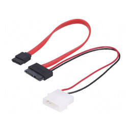 Cablu alimentare SATA Molex tată la SATA mamă și Slim SATA mamă | Electronic-mag.ro | Componente Electronice