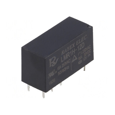 Releu electromagnetic SPDT 12VDC 16A 16A/250VAC LMR1 | Electronic-mag.ro | Componente Electronice