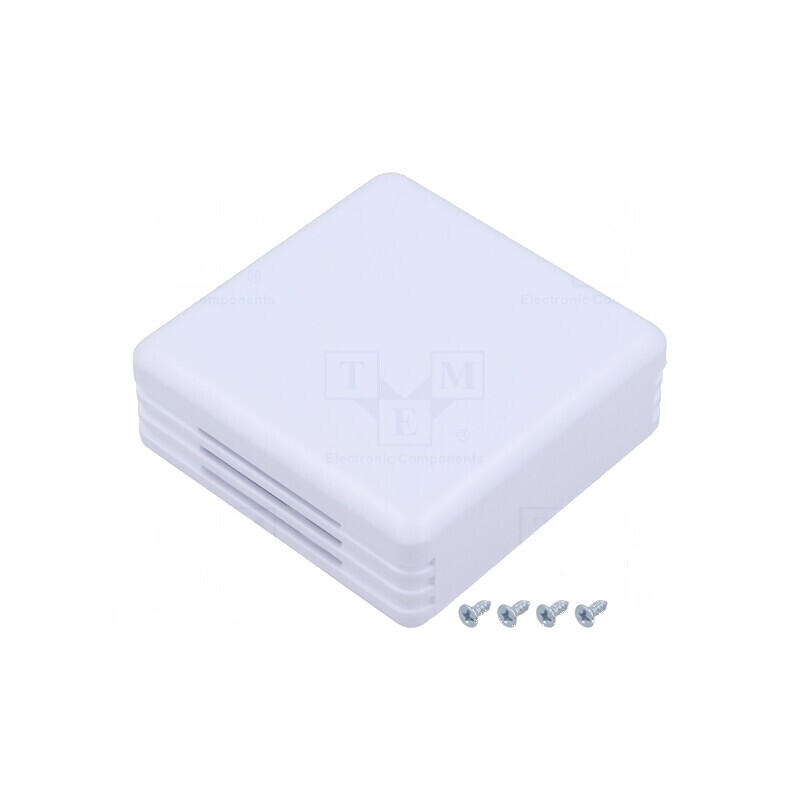 Carcasă alarmă ABS alb rece 71mm x 71mm x 27mm | Electronic-mag.ro | Componente Electronice