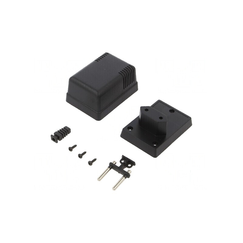 Carcasă alimentator ABS neagră 52mm x 70mm x 47mm | Electronic-mag.ro | Componente Electronice Carcasă alimentator ABS neagră 52mm x 70mm x 47mm | Electronic-mag.ro | Componente Electronice