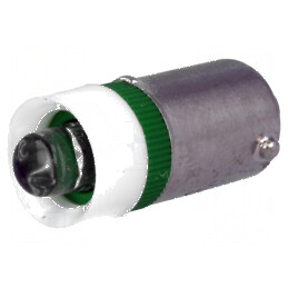 Lampă LED BA9S 24V DC/AC Verde | Electronic-mag.ro | Componente Electronice
