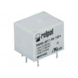 Releu electromagnetic SPDT 24VDC 15A 10A/240VAC RM50 | Electronic-mag.ro | Componente Electronice