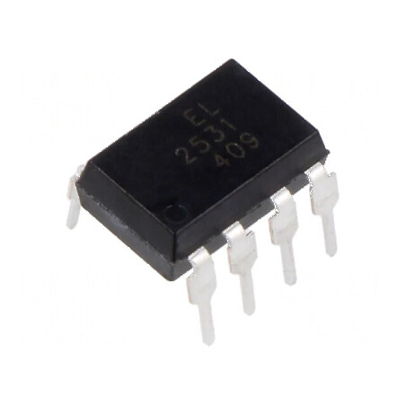 Optocuplor THT 5kV cu 2 ieșiri și CTR 19-50% la 16mA | Electronic-mag.ro | Componente Electronice