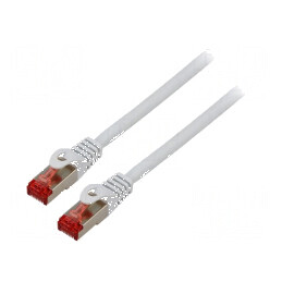 Cablul patch S/FTP 6 litat Cu LSZH gri 2m 26AWG | Electronic-mag.ro | Componente Electronice