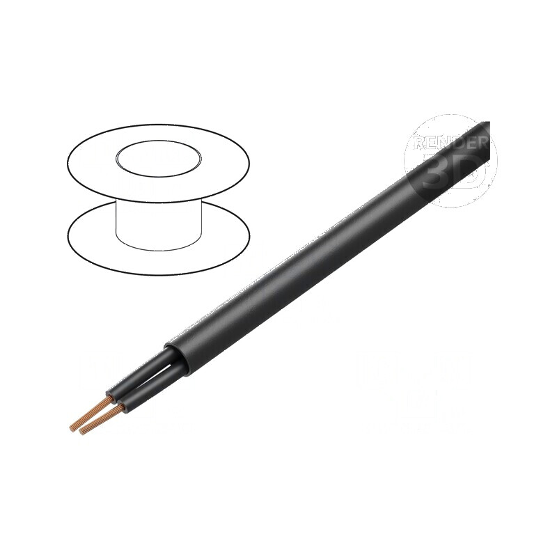 Cablu POWER 1000-YFR 2x2,5mm² PVC negru 600V, 1000V | Electronic-mag.ro | Componente Electronice Cablu POWER 1000-YFR 2x2,5mm² PVC negru 600V, 1000V | Electronic-mag.ro | Componente Electronice