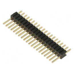 Conector vertical 20 poziții masculin SIL pentru tablouri prin perforare | Electronic-mag.ro | Componente Electronice