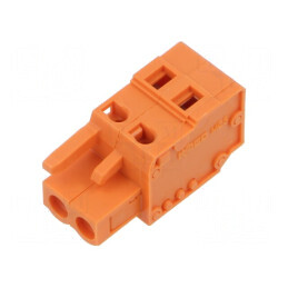Regletă de conexiuni deconectabilă 5,08mm, 2 piste, mufe drepte | Electronic-mag.ro | Componente Electronice