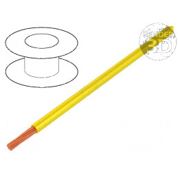 Cablu FlexiVolt 2V 1mm2 PVC Galben 1,5kV | Electronic-mag.ro | Componente Electronice