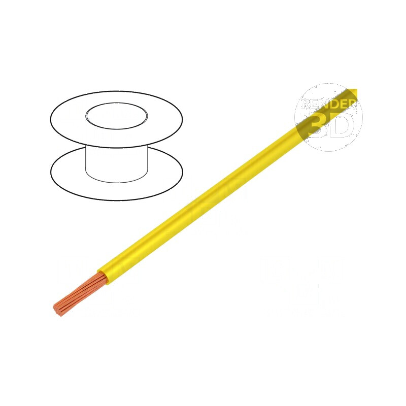 Cablu FlexiVolt 2V 1mm2 PVC Galben 1,5kV | Electronic-mag.ro | Componente Electronice Cablu FlexiVolt 2V 1mm2 PVC Galben 1,5kV | Electronic-mag.ro | Componente Electronice