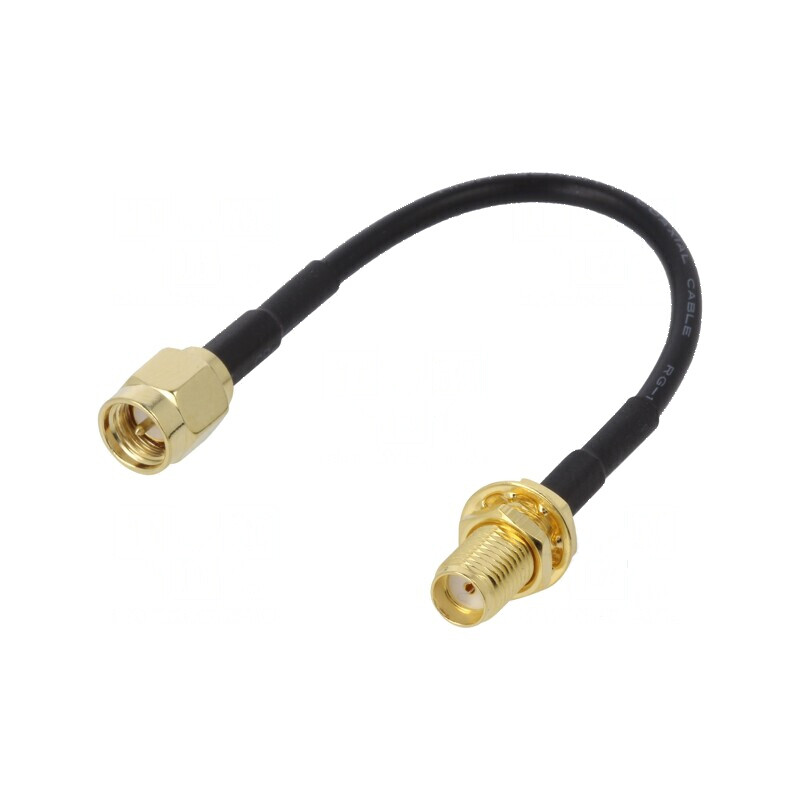 Cablu SMA tată - SMA mamă drept 100mm | Electronic-mag.ro | Componente Electronice Cablu SMA tată - SMA mamă drept 100mm | Electronic-mag.ro | Componente Electronice