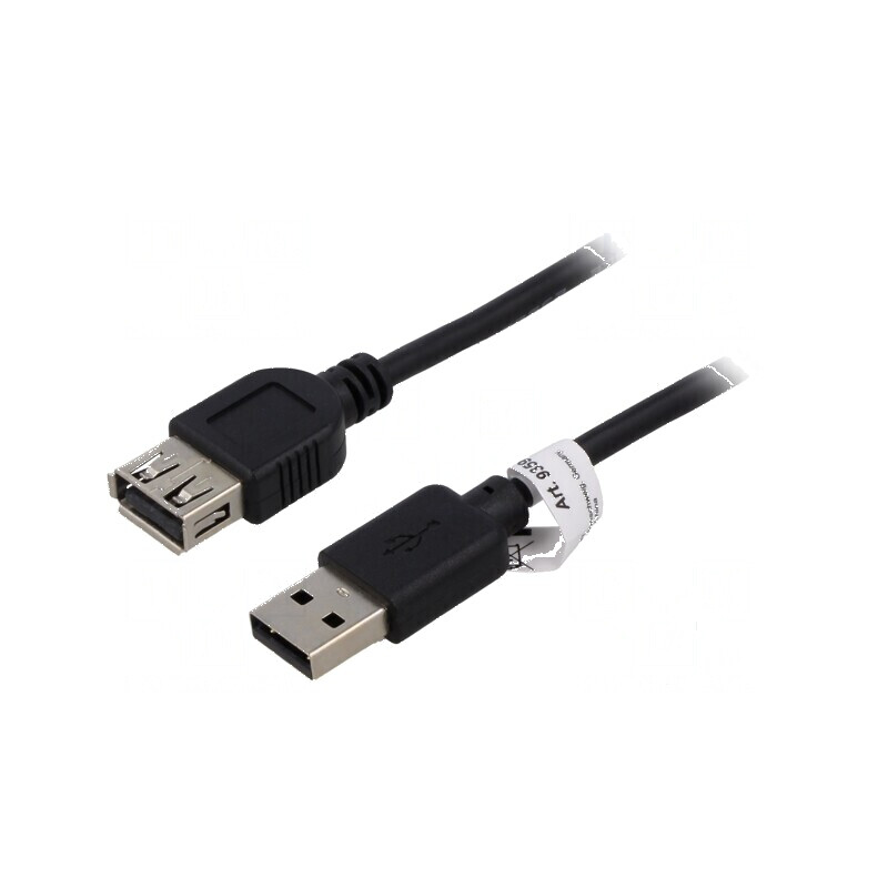 Cablu USB 2.0 A-A 3m negru cu PVC | Electronic-mag.ro | Componente Electronice Cablu USB 2.0 A-A 3m negru cu PVC | Electronic-mag.ro | Componente Electronice