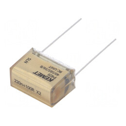 Condensator de hârtie X2 220nF 275VAC THT 20,3mm ±20% | Electronic-mag.ro | Componente Electronice