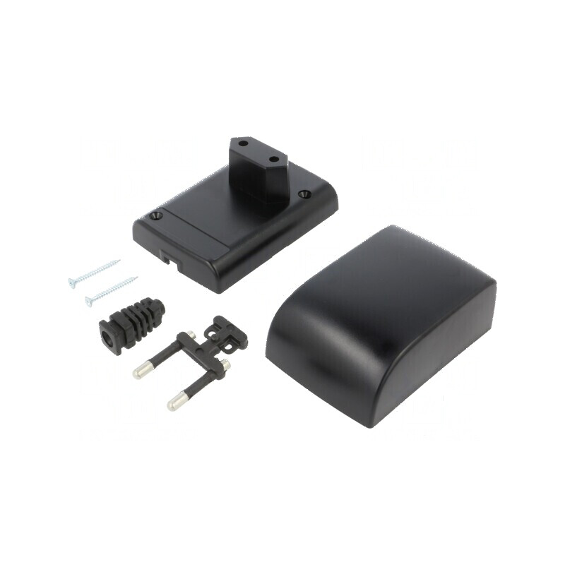 Carcasă alimentator ABS neagră 55mm x 80,45mm x 37,15mm | Electronic-mag.ro | Componente Electronice Carcasă alimentator ABS neagră 55mm x 80,45mm x 37,15mm | Electronic-mag.ro | Componente Electronice