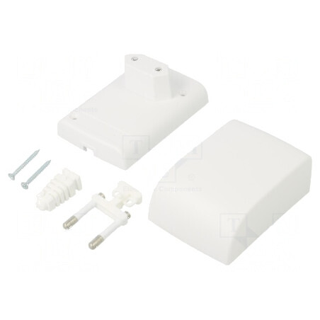 Carcasă alimentator ABS albă 55mm x 80,45mm x 37,15mm | Electronic-mag.ro | Componente Electronice