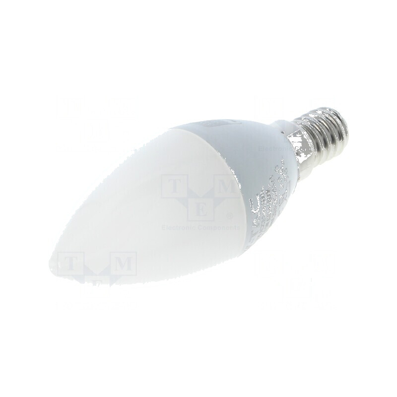 Lampă LED E14 4,5W 3000K 470lm Alb Cald 180° 220/240VAC | Electronic-mag.ro | Componente Electronice Lampă LED E14 4,5W 3000K 470lm Alb Cald 180° 220/240VAC | Electronic-mag.ro | Componente Electronice