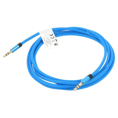 Cablu audio Jack 3,5mm 3pin aurit 2m | Electronic-mag.ro | Componente Electronice