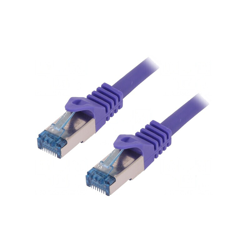 Patch cord S/FTP 6a litat Cu LSZH violet 1m 27AWG | Electronic-mag.ro | Componente Electronice Patch cord S/FTP 6a litat Cu LSZH violet 1m 27AWG | Electronic-mag.ro | Componente Electronice