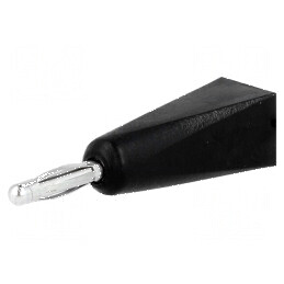 Conector banană 2mm negru 5A pe cablu lipit | Electronic-mag.ro | Componente Electronice