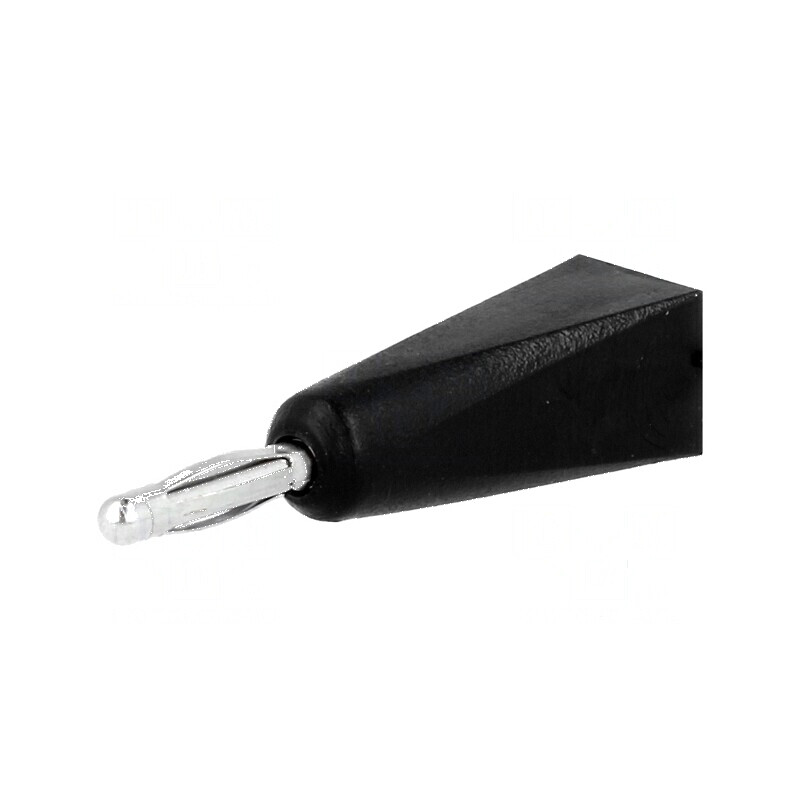 Conector banană 2mm negru 5A pe cablu lipit | Electronic-mag.ro | Componente Electronice