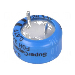 Supercondensator THT 0,47F 3,5VDC 5,08mm 25Ω | Electronic-mag.ro | Componente Electronice
