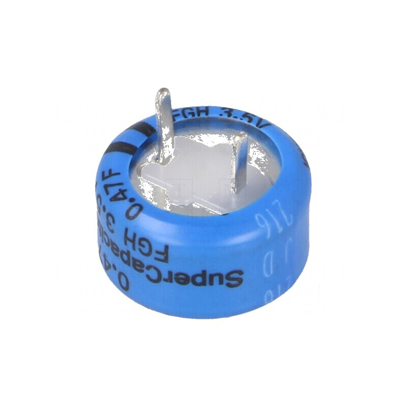 Supercondensator THT 0,47F 3,5VDC 5,08mm 25Ω | Electronic-mag.ro | Componente Electronice