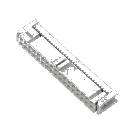 Conector IDC mufă mamă 34 PIN 1,27mm 2,5A pentru cablu-bandă | Electronic-mag.ro | Componente Electronice