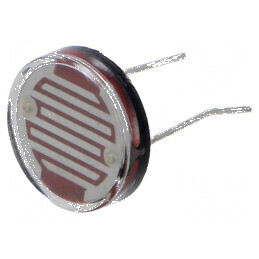 Fotorezistor 500mW 2-5kΩ 560nm THT 500VDC Ø20mm | Electronic-mag.ro | Componente Electronice