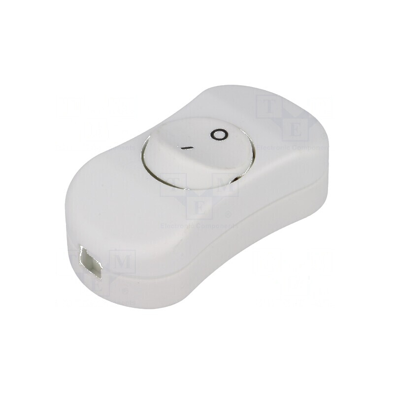 Rocker Switch SPST 2 ON-OFF 3A/250VAC Alb fără R13-901-AC 50mΩ | Electronic-mag.ro | Componente Electronice