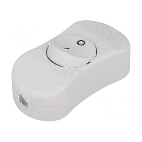 Rocker Switch SPST 2 ON-OFF 3A/250VAC Alb fără R13-901-AC 50mΩ | Electronic-mag.ro | Componente Electronice