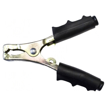 Bornă crocodil 60A neagră - Capacitate prindere max. 22mm | Electronic-mag.ro | Componente Electronice