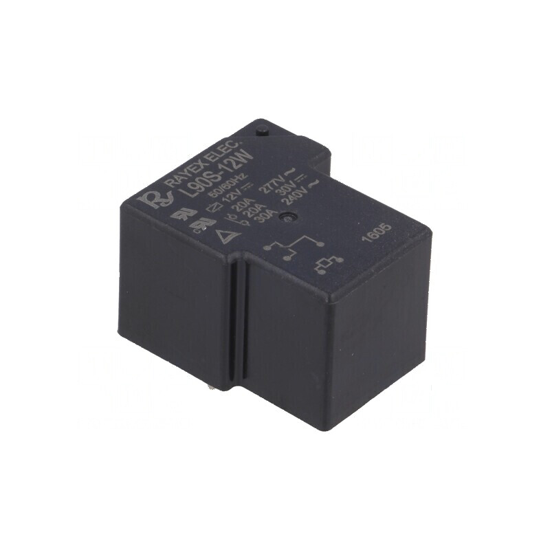 Releu electromagnetic SPDT 12VDC 30A L90 PCB 900mW | Electronic-mag.ro | Componente Electronice Releu electromagnetic SPDT 12VDC 30A L90 PCB 900mW | Electronic-mag.ro | Componente Electronice