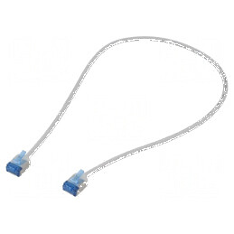 Cablul Patch U/FTP 6a 0,5m LSZH gri 32AWG | Electronic-mag.ro | Componente Electronice