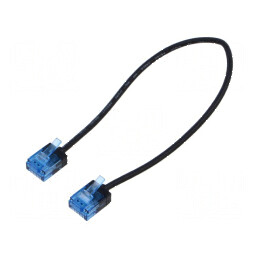 Cablu Patch U/FTP 6a 0,5m LSZH Negru 32AWG -20÷75°C | Electronic-mag.ro | Componente Electronice