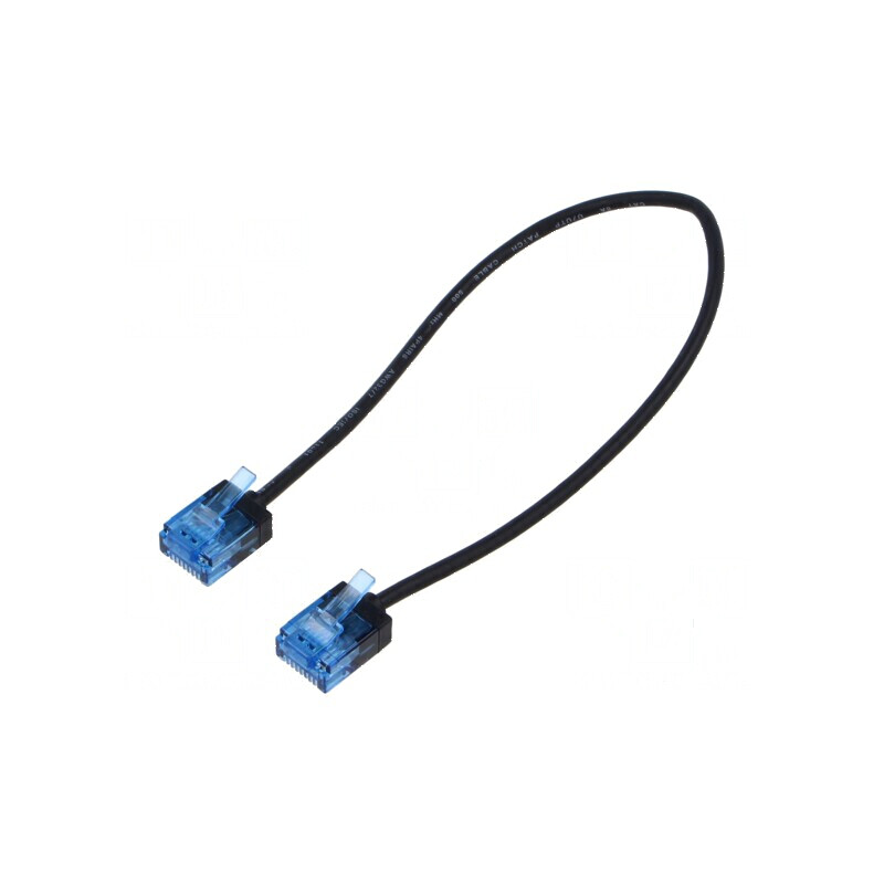 Cablu Patch U/FTP 6a 0,5m LSZH Negru 32AWG -20÷75°C | Electronic-mag.ro | Componente Electronice Cablu Patch U/FTP 6a 0,5m LSZH Negru 32AWG -20÷75°C | Electronic-mag.ro | Componente Electronice
