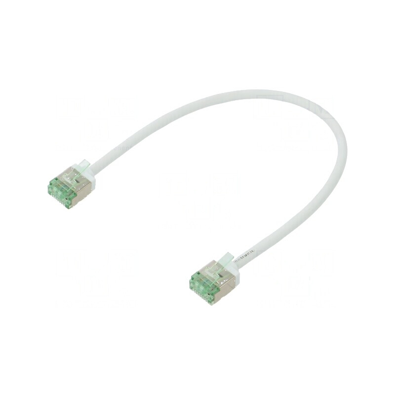 Cablaj Patch Cord U/FTP Cat 8.1 LSZH Alb 0,25m 32AWG | Electronic-mag.ro | Componente Electronice Cablaj Patch Cord U/FTP Cat 8.1 LSZH Alb 0,25m 32AWG | Electronic-mag.ro | Componente Electronice