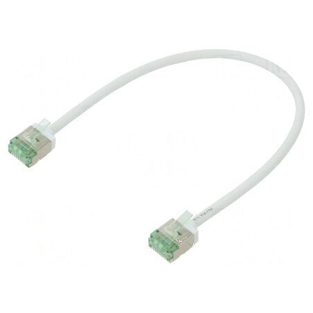 Cablaj Patch Cord U/FTP Cat 8.1 LSZH Alb 0,25m 32AWG | Electronic-mag.ro | Componente Electronice