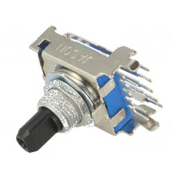 Comutator rotativ 8 poziții 0,3A/16VDC 1 secțiune 30° | Electronic-mag.ro | Componente Electronice