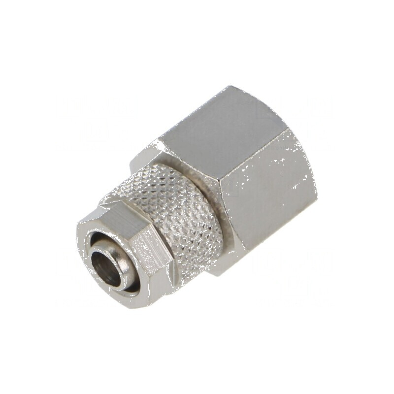 Racord filet ratat max. 15bar din alamă nickelată 6mm | Electronic-mag.ro | Componente Electronice