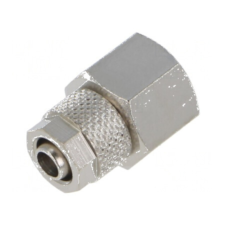 Racord filet ratat max. 15bar din alamă nickelată 6mm | Electronic-mag.ro | Componente Electronice
